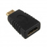 BRobotix Adaptador HDMI Macho - HDMI Hembra, Negro - Imagen adicional 1