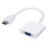 BRobotix Adaptador HDMI Macho - VGA (D-Sub) Hembra, Blanco  1