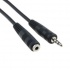 BRobotix Cable AUX 3.5mm Macho - 3.5mm Hembra, 30 Metros, Negro  1