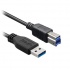 BRobotix Cable USB Macho - USB-B Macho, 30cm, Negro  1