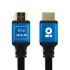 BRobotix Cable HDMI de Alta Velocidad, HDMI 1.4 Macho - HDMI 1.4 Macho, 4K, 1.8 Metros, Negro/Azul  2