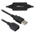 BRobotix Cable USB-A Macho - USB-A Hembra, 15 Metros, Negro  2