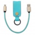 BRobotix Cable de Carga USB A Macho - Lightning Macho, 25cm, Azul, para iPhone/iPad  2