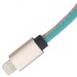 BRobotix Cable de Carga USB A Macho - Lightning Macho, 25cm, Azul, para iPhone/iPad  4