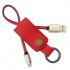 BRobotix Cable de Carga USB A Macho - Lightning Macho, 25cm, Rojo, para iPhone/iPad  1