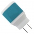 BRobotix Cargador USB 161264A, 2x USB 2.0, Azul  2