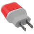 BRobotix Cargador USB 161264O, 2x USB 2.0, Rojo  2