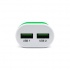 BRobotix Cargador USB 161264R, 2x USB 2.0, Verde  2
