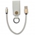 BRobotix Cable USB Macho - Micro-USB B Macho, 25cm, Blanco  2