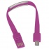 BRobotix Cable Pulsera USB Macho - Micro-USB B Macho, 22cm, Rosa  2