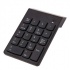 BRobotix Teclado Numérico 180704, Inalámbrico, USB, Negro  1