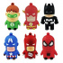 Memoria USB BRobotix Superhéroe, 8GB, USB 2.0, Captain América  3