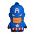 Memoria USB BRobotix Superhéroe, 8GB, USB 2.0, Captain América  1