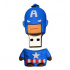 Memoria USB BRobotix Superhéroe, 8GB, USB 2.0, Captain América  2