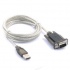 BRobotix Cable USB 2.0 Macho - RS-232 Macho, 45cm, Gris  1