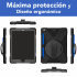 BRobotix Funda Uso Rudo con Correa y Giro 360° para iPad 10.2"/ 8.ª /9.ª Generación, Negro  6