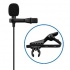 BRobotix Micrófono de Solapa + Plug 3.5mm Hembra 263328, Alámbrico, Negro  3