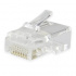 BRobotix Conector Modular Cat6, RJ-45, Transparente, 100 Piezas  2
