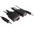 BRobotix Cable VGA/3.5mm Macho - VGA/3.5mm Macho, 30 Metros, Negro  1