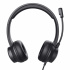 BRobotix Audífonos con Micrófono 406054, Alámbrico, USB, Negro  1
