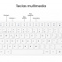 Kit de Teclado y Mouse BRobotix 406993, Inalámbrico, USB/Bluetooth, Blanco, Español - Imagen adicional 2