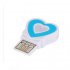 BRobotix Lector de Memoria MicroSD, USB 2.0, Corazón Azul  2