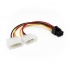 BRobotix Cable de Poder PCI-E (6-pin) Macho - 2 x Molex Macho, 18cm, Multicolor  1