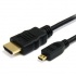 BRobotix Cable 579403 HDMI Macho - Micro HDMI Macho, 1.8 Metros, Negro  1