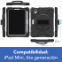BRobotix Funda Uso Rudo con Correa y Giro 360° para iPad Mini 8.3", Negro  8