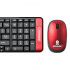 Kit de Teclado y Mouse Brobotix 6000632, Inalámbrico, USB, Negro/Rojo (Español)  4
