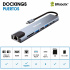 BRobotix Docking Station  8 en 1 USB C, 2x USB 3.0, 1x SD, 1x Micro SD, 1x HDMI, 1x RJ-45, 2x USB C, Plata  3