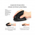 Mouse Ergonómico BRobotix 6000816, Inalámbrico, Óptico, 1.600DPI, RF Inalámbrico, Negro - Imagen adicional 2