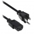 BRobotix Cable de Poder C13 Acoplador Macho - NEMA 5-15P Hembra, 4.5 Metros, Negro