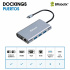 BRobotix Docking Station 7 en 1 6001202 USB C, 3x USB 3.0,1x HDMI, 1x VGA, 1x RJ-45, Plata  5