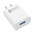 BRobotix Cargador de Pared 6001318, 5V, 1x USB-A, Blanco ― incluye Cable USB A - USB C  2