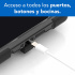 BRobotix Funda de Silicona para Tablet Samsung Galaxy Tab A7 Lite 8.7", Negro  8