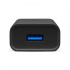 BRobotix Cargador de Pared 6001561, 5V, 1x USB-A, Negro ― incluye Cable USB A - USB C  3