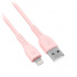 Brobotix Cable USB A Macho - Lightning Macho, 1 Metro, Rosa  1