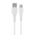 BRobotix Cable de Carga Lightning Macho - USB A Macho, 1 Metro, Blanco, para iPod/iPhone/iPad  2