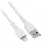 BRobotix Cable de Carga Lightning Macho - USB A Macho, 1 Metro, Blanco, para iPod/iPhone/iPad  1