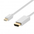 BRobotix Cable Mini DisplayPort Macho - HDMI Macho, 1.8 Metros, Blanco  1
