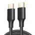 BRobotix Cable USB-C Macho - USB-C Macho, 1 Metro, Negro  1