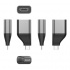BRobotix Adaptador USB-C Macho - HDMI Hembra, Negro/Gris  2