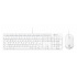 Kit de Teclado y Mouse BRobotix 6008010, Alámbrico, USB, Blanco, Español