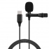 Brobotix Micrófono de Solapa 651381, Alámbrico, USB C, Negro  1