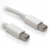 BRobotix Cable Mini DisplayPort 1.1 Macho - Mini DisplayPort 1.1 Macho, 1.8 Metros, Blanco  1