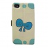 BRobotix Funda 806888MO para iPhone 4/4S,Blanco/Azul  2