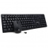 Kit de Teclado y Mouse BRobotix 963111, Inalámbrico, USB, Negro (Español)