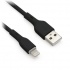 BRobotix Cable de Carga Lightning Macho - USB A Macho, 1 Metro, Negro, para iPhone/iPad  1