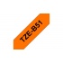 Cinta Brother TZ-EB51 Negro sobre Flueorescente Naranja, 24mm x 5m  2